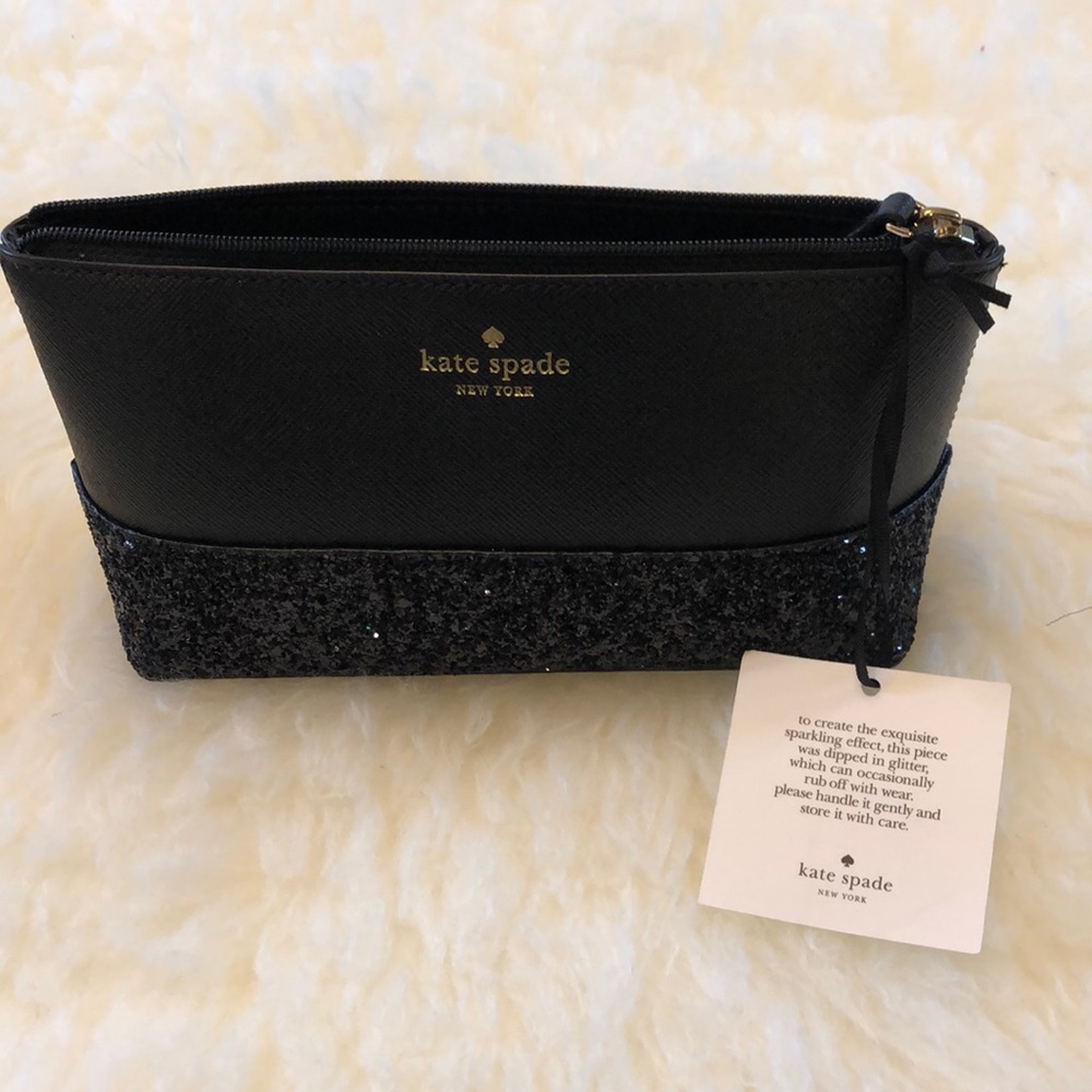 Kate Spade Greta Court Little Shilo Glitter Pouch - Picture 6 of 8